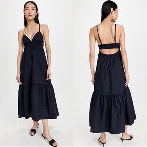 A.L.C. Rhodes Cotton Dress in Nightshade Navy Blue Size 14